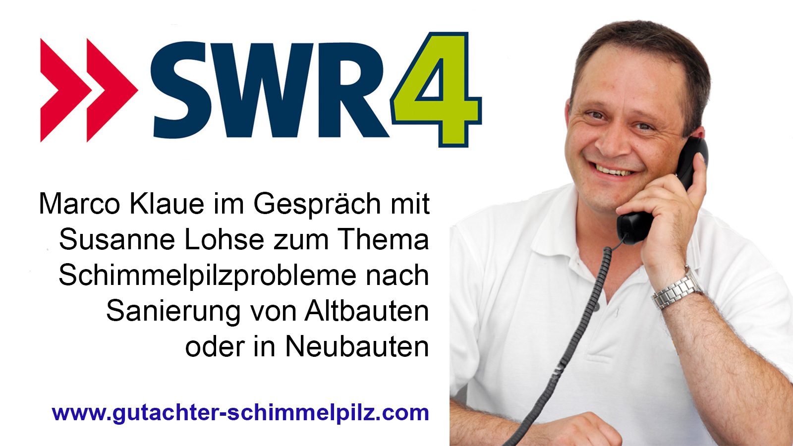 Interview beim SWR zum Thema neue Fenster im Altbau oder Schimmelbefall in Neubauten